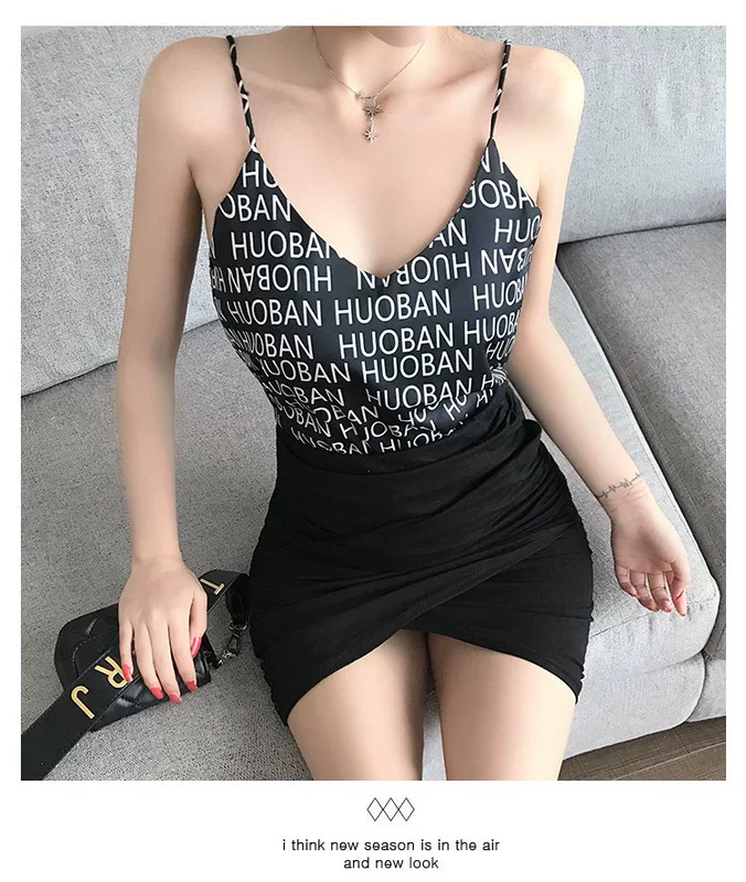 Phụ nữ mặc áo yếm màu đỏ lưới bên ngoài có đế, cúp ngực đơn giản và gợi cảm, áo satin khâu ren, mùa hè - Áo ba lỗ