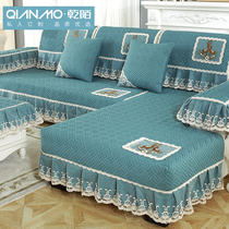 Four seasons universal sofa cushion Nordic Chinese simple custom high-grade non-slip seat cover universal all-inclusive sofa cover