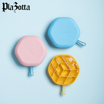 German plazotta silicone ice cube ice box with lid homemade ice artifact household small ice mold