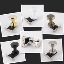 Black invisible dark door lock 304 stainless steel Nordic American modern background door single-sided lock TV hidden door lock