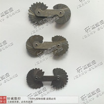 Special price stainless steel radius gauge template gauge radius R gauge arc gauge R1-6 5 R7-14 5 R15-25