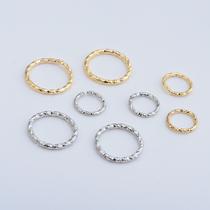 Cut surface batch wreath open ring hemp wreath Super Flash DIY accessories wrong mouth connection batch wreath handmade