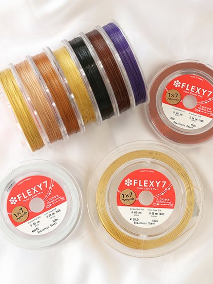 Japan Flexy7 수입 소프트 와이어 7 가닥 보석 라인 DIY 수제 진주 문자열 목걸이 팔찌 액세서리 Japan Flexy7 수입 소프트 와이어 7 가닥 보석 라인 DIY 수제 진주 문자열 목걸이 팔찌 액세서리
