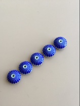 Manufacturer direct sales S925 silver enamel color amber wax green gold jade DlY matching beads