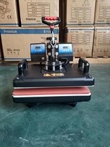 Double-hair hot-scalding machine double-core scalding machine printing costs two sides heating hot stamping machine thermal transfer machine equipment T sleeves