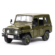 (Boxed) Beijing 2020 Jeep classic military vehicle off-road vehicle model simulation car model pendulum 1:28 alloy car