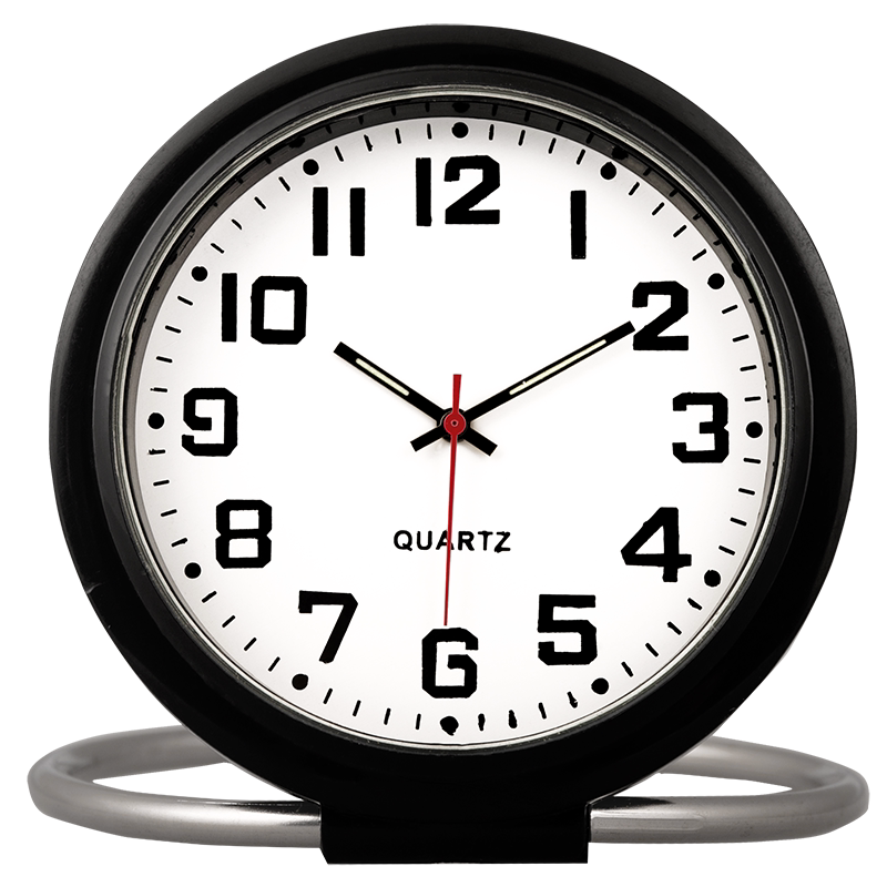 大数字表盘男女学生办公书桌考试用怀表简约实用创意时尚站立挂表