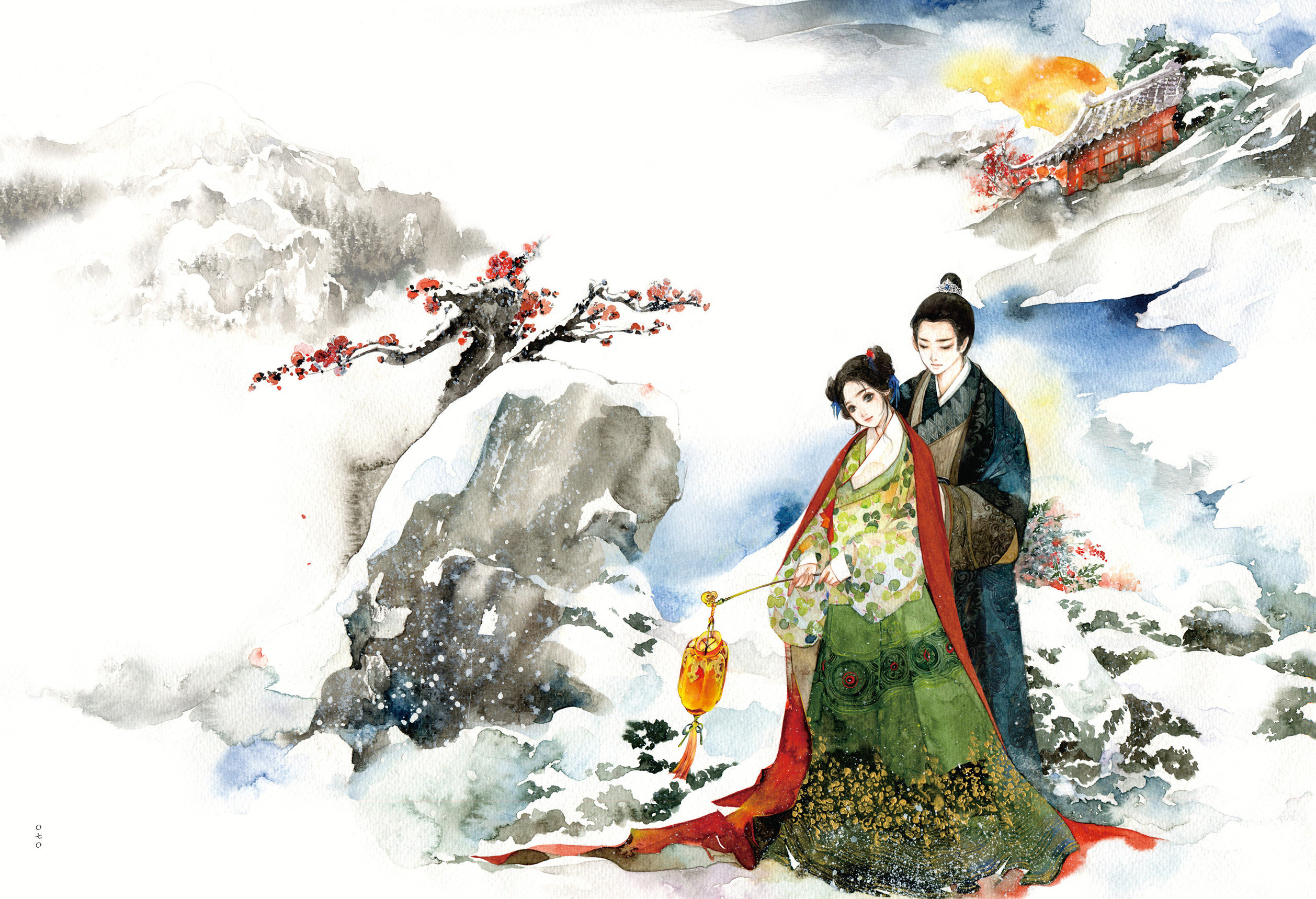 现货包邮 《锦瑟》呀呀 新画集 画册 附书附赠精美全彩信签本 古风