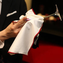 RONA microfiber absorbent non-hairy wine glass glass cleaning special cloth no trace riedel Cup cloth