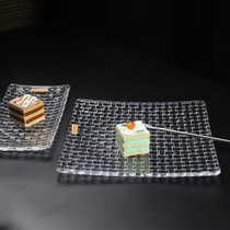 German original imported crystal nachtmann fruit disk square braided main meal pastry