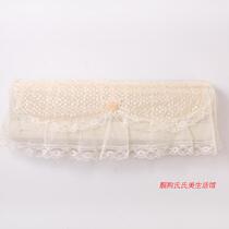 Beauty Gli Air conditioning Hood Field Lace Cloth Art Hanger Hood Hanging Air Conditioning Hood Water Crystal Love