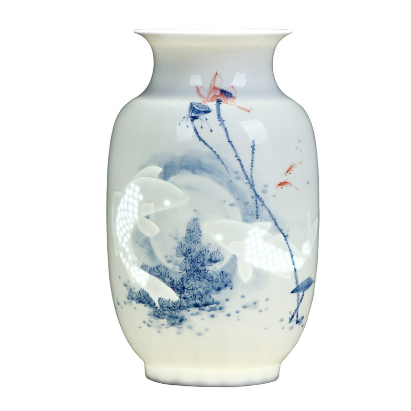 Jingdezhen ceramic checking out creative its all hand - made vases, sitting room adornment furnishing articles leading business gift