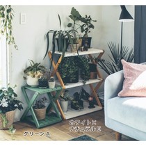 New Japanese-style pure solid wood storage rack storage rack Finishing rack Living room kitchen balcony meat shelf bookshelf multi-layer