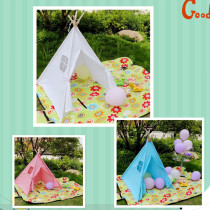 Scene layout 1 3-meter tent white powder blue party baby feast decoration