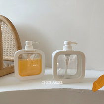 ins large-capacity hand sanitizer travel bottling press detergent Shower Gel Shampoo laundry detergent empty bottle