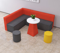 Early education training institutions parents waiting for rest area customizable kindergarten cassette sofa office guest reception