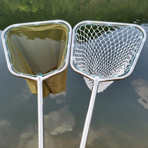 Add coarse stainless steel large goods Transcript sale Fish farm Aquatic Fishing Nets Ultra Hard Scoop Fishing Nets Sea Fishing Gear