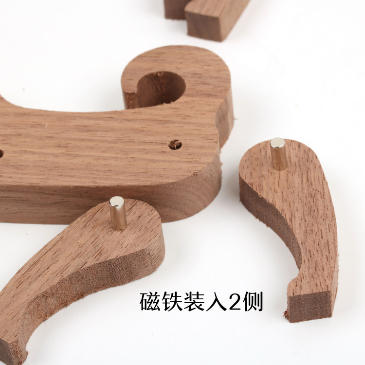 diy木艺木工手艺木头狗狗组合式创意益智玩具手工木头