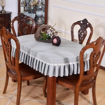 Minimalist pure color table cloth oval table cloth Foldable telescopic table cloth for home cloth art round table sets cloth
