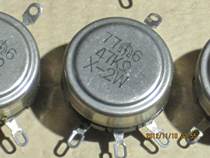 The new 70 s electrician brand potentiometer 47K 2W old radio instrument