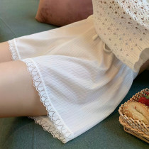 Lace safety pants womens anti-light no crimping can be worn outside home shorts Summer thin ice silk thin leggings