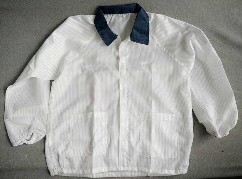 防静电蓝领夹克仁宝工作服量大包邮上衣无尘衣蓝领静电衣