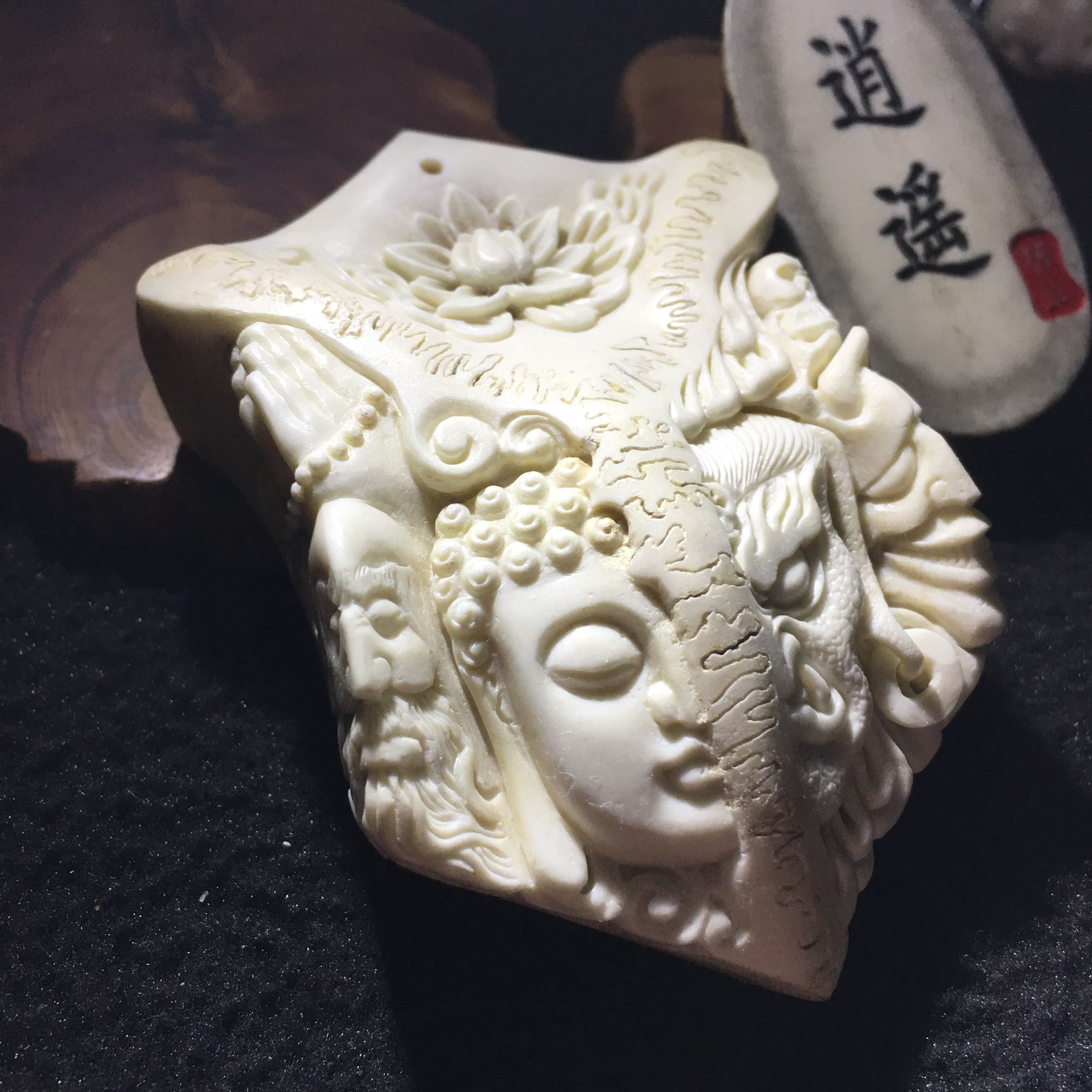 人气素骨包邮三界牌雕刻牌子公母鹿梅花鹿成品狍子公鹿驼骨坠配饰