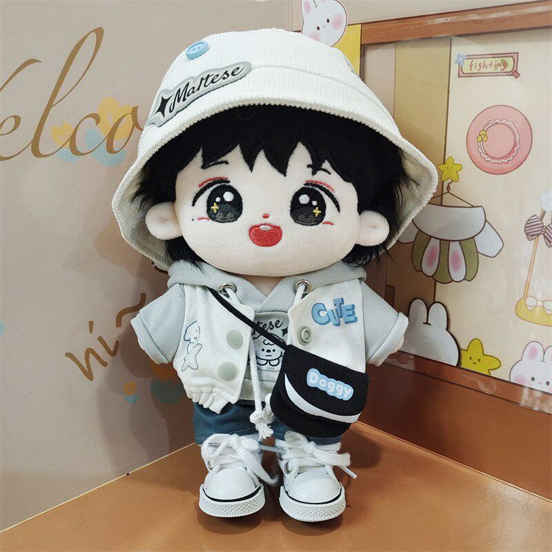 TF家族四代棉花娃娃陳奕恆20cm可擺姿勢骨架正版玩偶