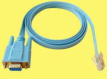 RJ45 to RS232 cable COM serial port 9-hole crystal head cable db9 serial port to network port cable network port to COM port