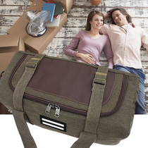 Large capacity outdoor travel bag Canvas portable shoulder mens and womens luggage check-in bag travel moving camel bag