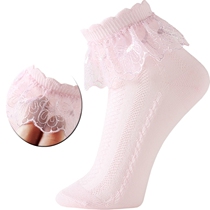 Spring Autumn Summer Children Lace Socks Princess Lace Girls Dance Short Socks Breathable Student Socks Pure Cotton Comfort