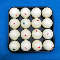 Crystal cue ball 16 color Chinese black eight billiards red eyes large white ball cylop cylop