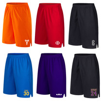 Basketball pants mens summer shorts over the knee tide running fitness five-point pants large size loose breathable quick-drying sports training pants