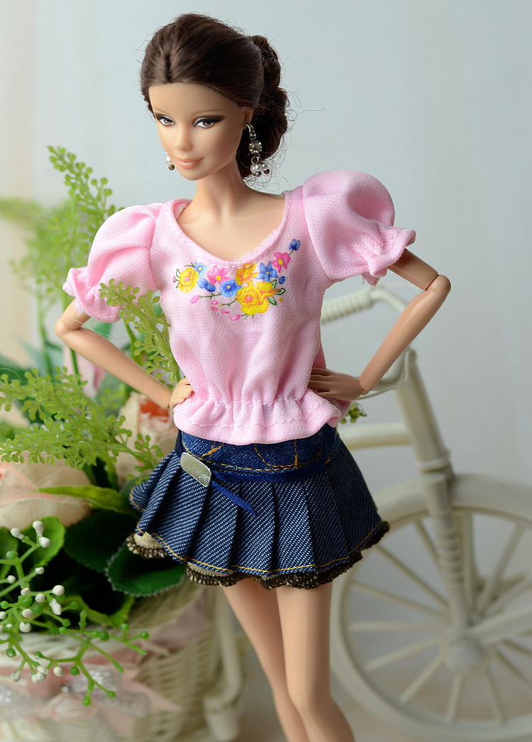 正版换装娃娃 30cm洋娃娃衣服装正品时装短裙礼服 服饰满包邮