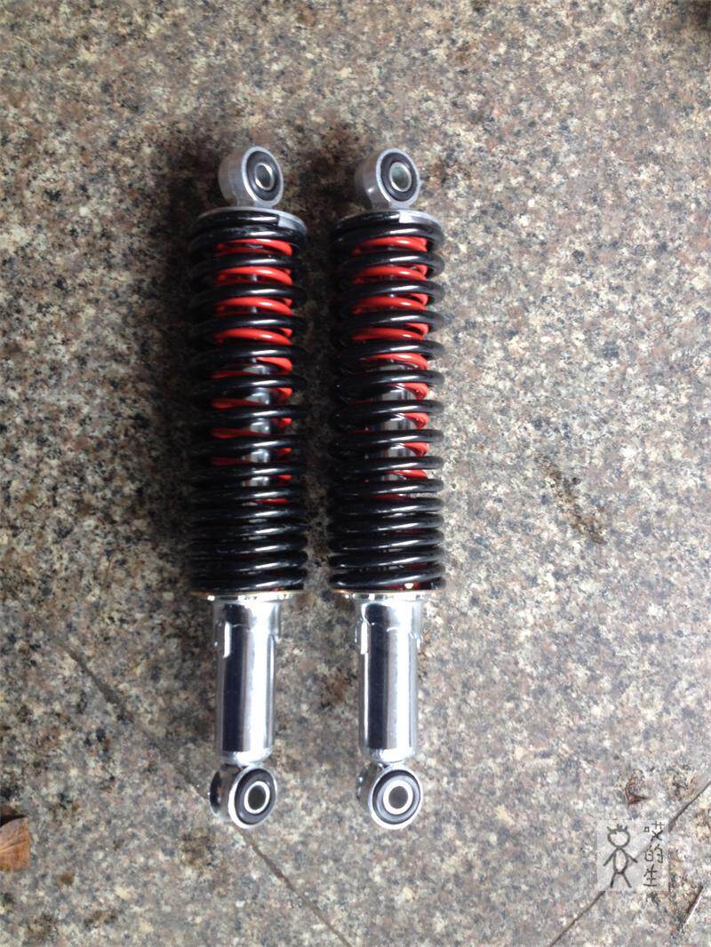 电动摩托车后双弹簧减震后减震器避震器后减震器液压双簧加粗一对