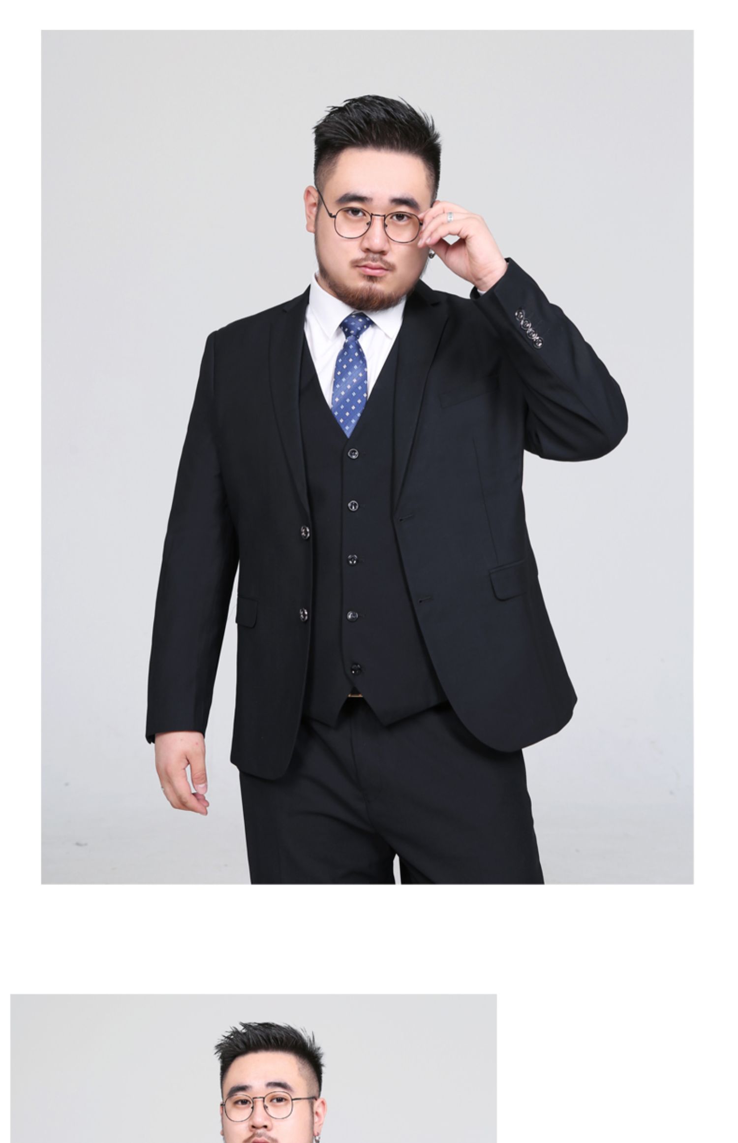 加肥加大码西装马甲男士夏季坎肩背心胖子大号西服马夹潮伴郎礼服