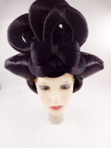 Ancient costume wig full headgear Imperial Concubine headdress performance reverse performance Tang Dynasty Tang Dynasty hair bun head cover