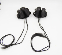 Ancient costume wig hair bag wig roll small braid costume childrens wig hair bag meatball shape wig headdress