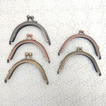 Manual Cloth Art DIY Oral Gold Material Packs Accessories 8 5CM SEMICIRCLE MESH OPENING GOLD CONSTANT HOLES