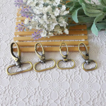 Manual cloth art DIY parquet luggage accessories ancient sweep cable buckle hook lobster buckle internal diameter 2 2 6 3 2 3 8CM