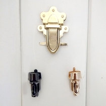 Handmade DIY Parquet Luggage Five Gold Accessories Bag Crown Lock Inserts Lock Snap Metal Snap