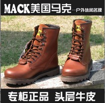Special cabinet MACK Mark shoes High helping mens shoes Martin shoes casual leather shoes Korean version tooling shoes short boots 807
