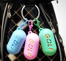 Golf bag 2 granules soft silicone ball sleeve durable and easy cleaning decoration finished accessories Korea imported new