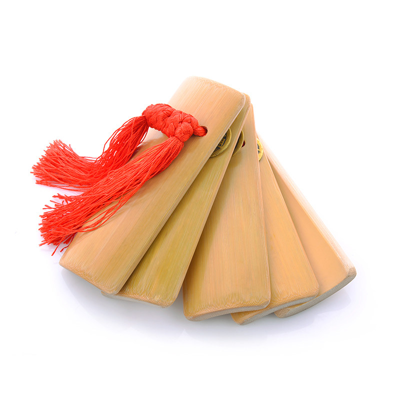 山东竹板 舞台演奏天然老竹铜钱响板 儿童快板初学_快板_打击乐器