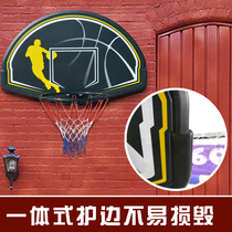 SBA305 hanging adult outdoor household basketball rack Wall-mounted standard outdoor basketball frame with thickened basketball board