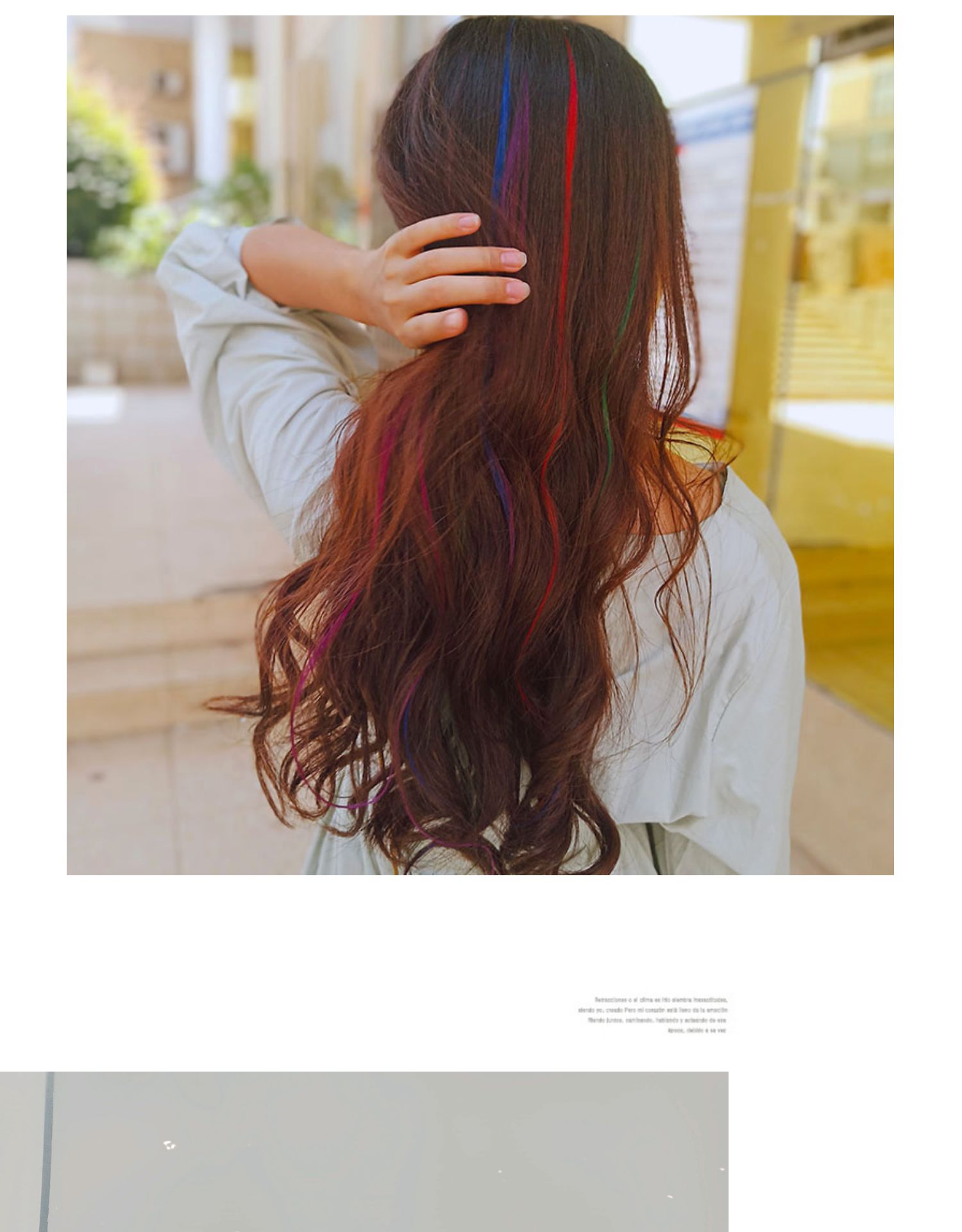 50cm接发真人发微纳米8d隐形无痕挂耳染彩色接发挑染假发片可做卷