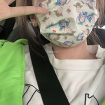 Buzz Lightyear Toy Story disposable mask cartoon cute Ouyang Nana with the same high-value breathable tide