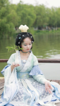Xianzhu Southern and Northern Dynasties fake bun hair crown bundle hair crown Hanfu accessories Ancient style hair accessories want to pick apple flower 3D printing
