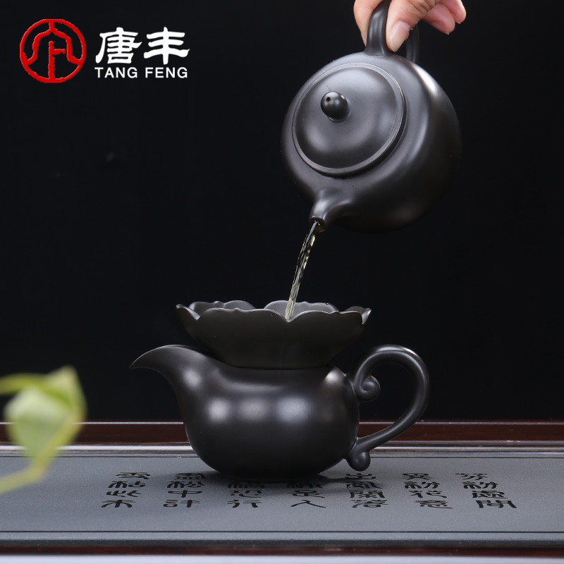 Tang Feng household utensils suit kung fu tea tea tray was sharply stone tea table of a complete set of stone material z automatic electric heating furnace