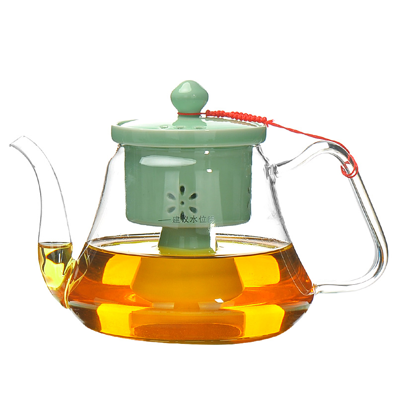 Tang Feng heat - resistant glass teapot single pot of tea pot of tea to steam boiling tea, black tea electric cooking pot